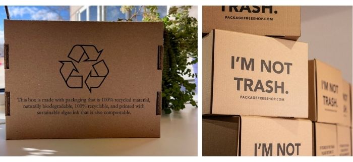 recycled custom printed shipping boxes