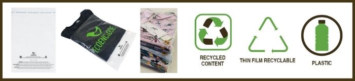 recycled poly clear bag