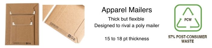 recycled paper apparel mailer