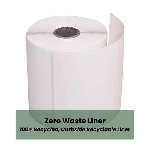 Direct Thermal Labels on Zero Waste Liner - 4" x 6"
