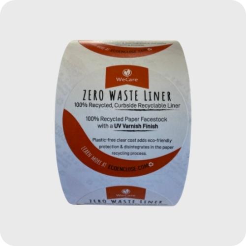 varnish paper custom stickers and product labels