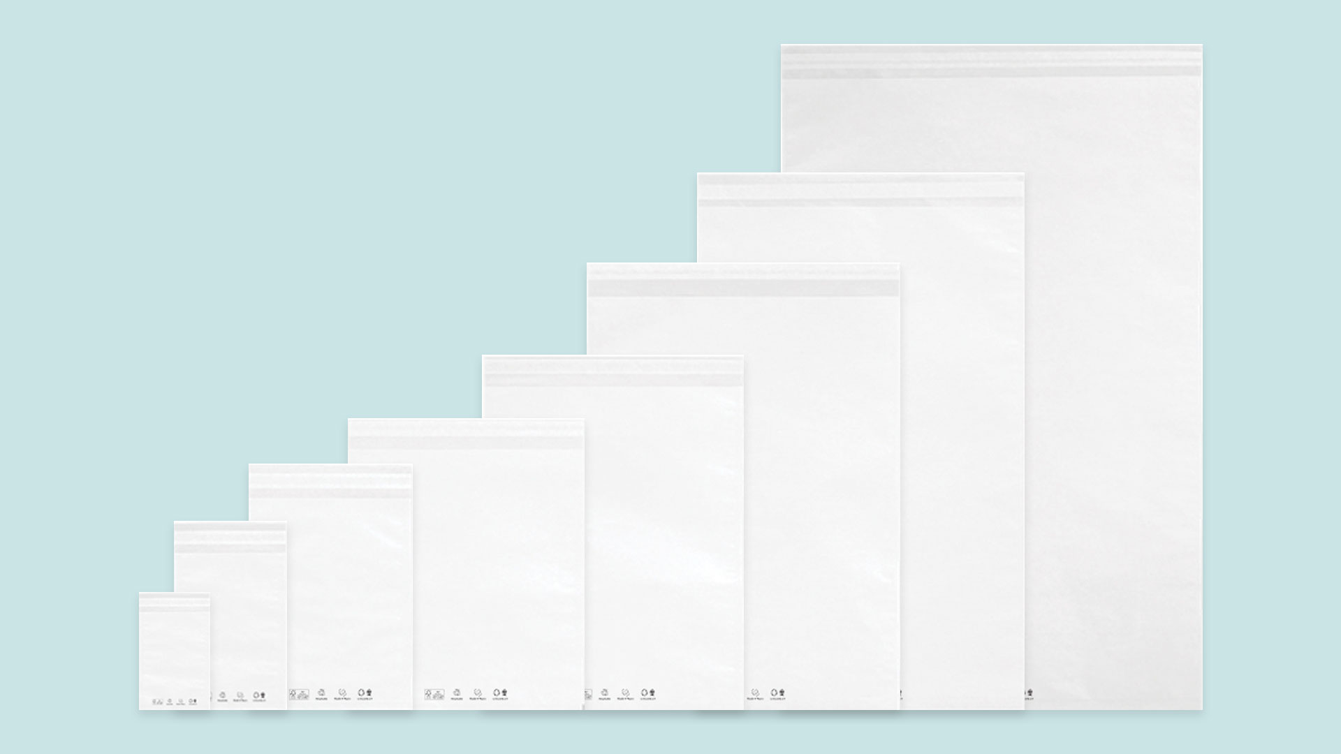 vela glassine bag sizes
